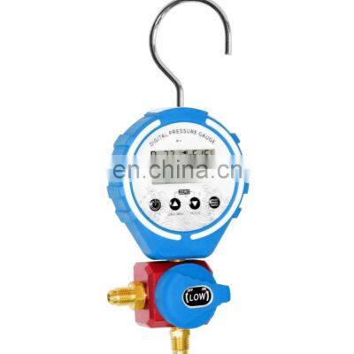 CT-SGD-C Single Digital manifold gauge set for refrigerant HVAC refrigeration air Conditioner sight glass single manifold gauges