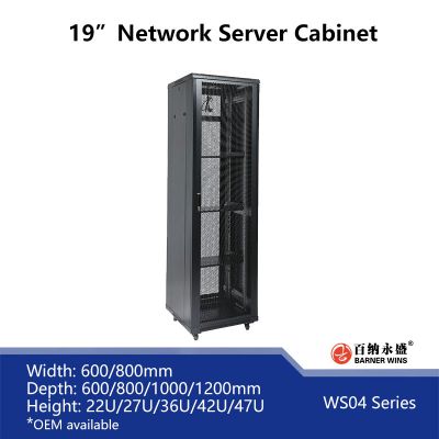 OEM 19inch Network Server Cabinet WS04 Server Rack 22U/42U for Network