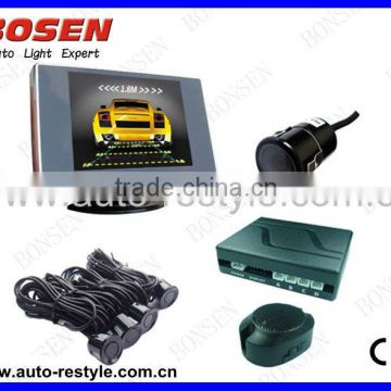 auto parking sensor with Video camera TFT display and human voice