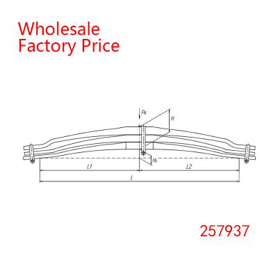 257937 Leaf Spring Set of Heavy Duty Vehicle Wholesale For Volvo