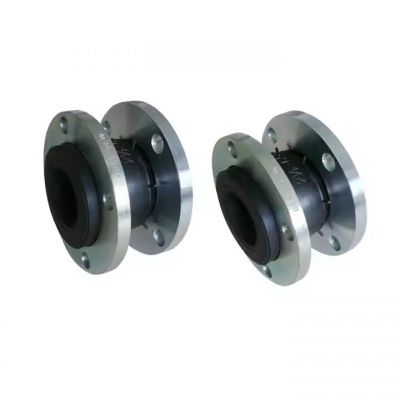 Carbon Steel Universal Flanged Rubber Single Ball Sphere Flexible Expansion Joint