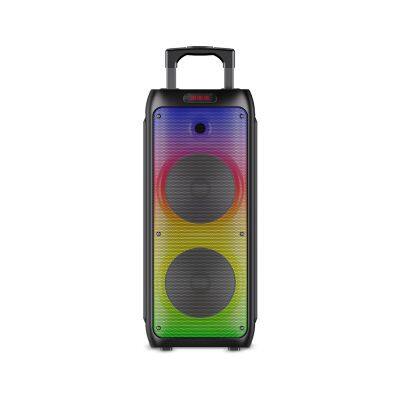 ZQS8236 OEM professional 40W power dual 8 inch speaker wireless bass sound loudspeaker for outdoor