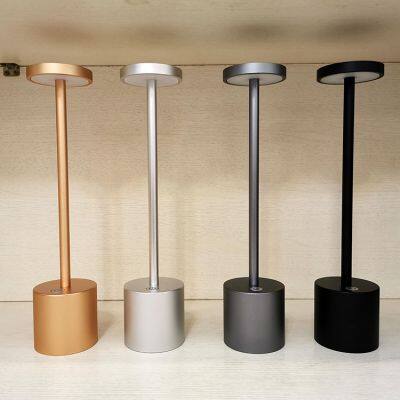 Led Rechargeable Desk Lamp Touch Dimming Metal Eye Protection Led Table Lamp photo-4