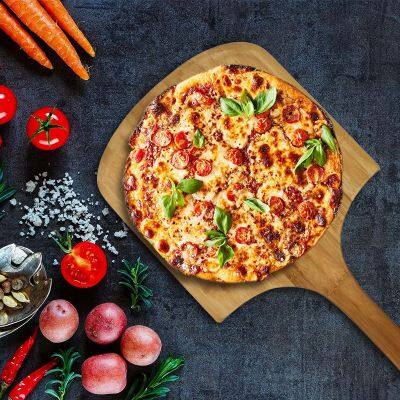 Oven Accessory 12'' Serving Tray Bamboo Pizza Peel