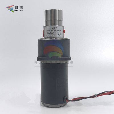 Spot-available HAP magnetic self-suction pump head NT023GP-2.5, a cycle metering pump with corrosion resistance, used for ink printers.