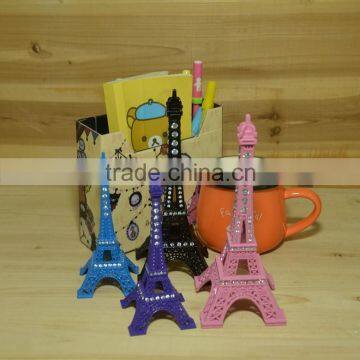 3D metal craft eiffel tower model decoration