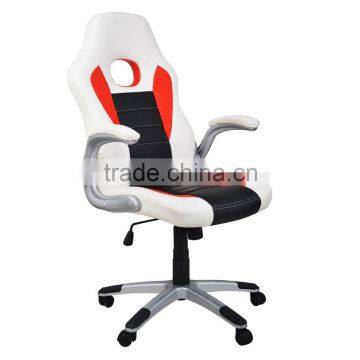 Racing car seat style luxury pu leather executive office chairs