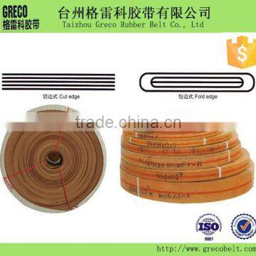 High transmission efficiency Rubber Flat v- belt