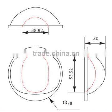 92mm 100W 120W 150W COB LED Optical Glass Lens photo-3