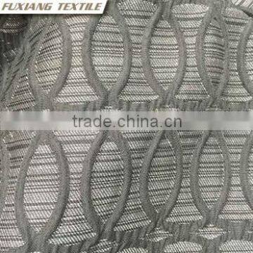 100% Polyester Jacquard Flower Window Curtain Fabric photo-2