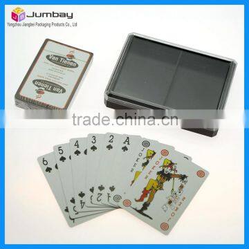 Double Deck 100% Pure Plastic PVC Playing Cards in PVC Plastic Box                        
                                                Quality Choice