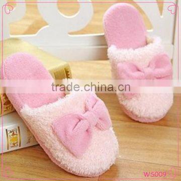 New Arrival 2016 Appealing Sweet Indoor Plush Winter Slipper For Women