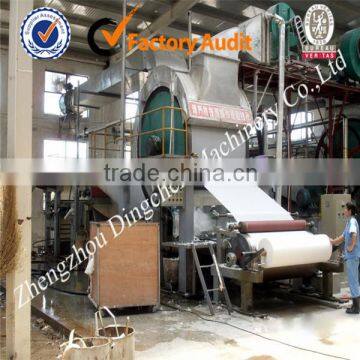 Small Scale Sanitary Napkin Tissue Paper Machine With 2T/D