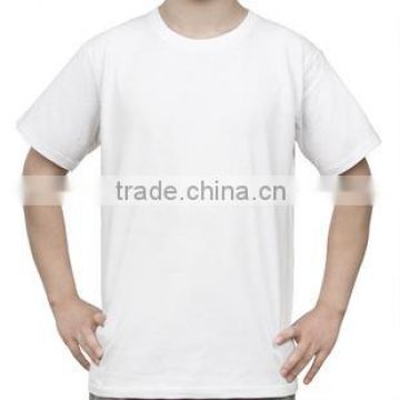 comfortable custom sublimation white blank inner cotton outer polyester diy t-shirts