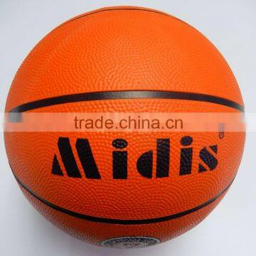 Offical Quality Rubber Basketball Size 7 for Promotion