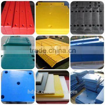 Blue Waterproof Dock Marine UHMWPE Polyethylene Bumper Board Supplier