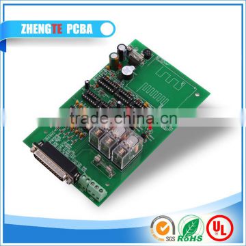 Single sided electronic pcb board assembly