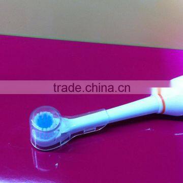 adult electric toothbrush with brush head holder