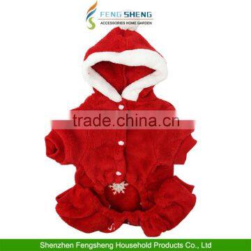 Hot Pet Puppy Cat Dog Santa Claus Christmas Coat Costume Outfit Clothes Apparel