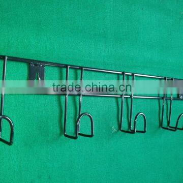 Power coated horse stable wall mount headstall rack for wholesale