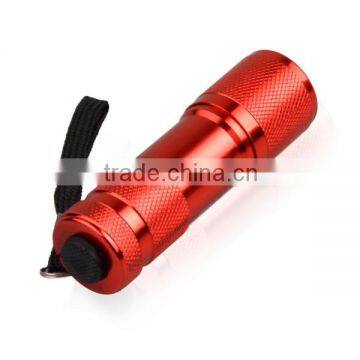 365nm UV Flashlight Battery Powered UV Flashlight 365nm With 9 Bulbs photo-3