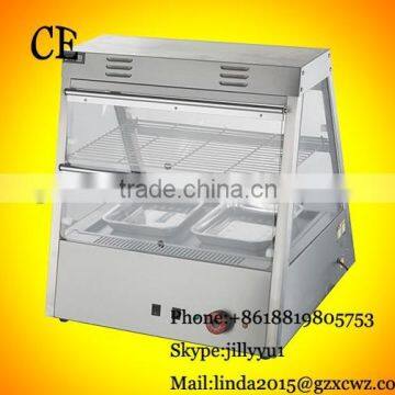 glass restaurant food display warmer