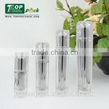 Best Selling China Square Crystal Cosmetic Bottle With Pump