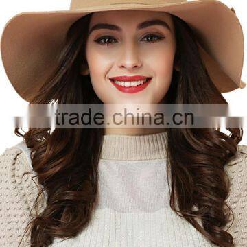 Wholesale Fashion Ladies Women Wide Brim Floppy Wool Felt Hat Quality Choice photo-3
