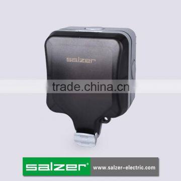 Salzer weatherproof socket outlets with button lamp IP66