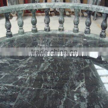 Ornamental marble balustrade