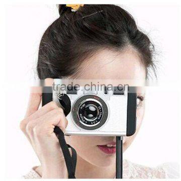 Fashion Design 3 in 1 Creative Silicone Camera Back Case Cover With Strap For IPhone 6S/6SPlus photo-2