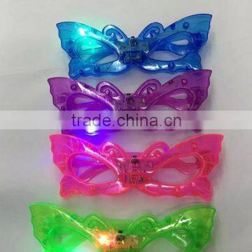 plastic LED blinking eyeglasses flashing LED glasses