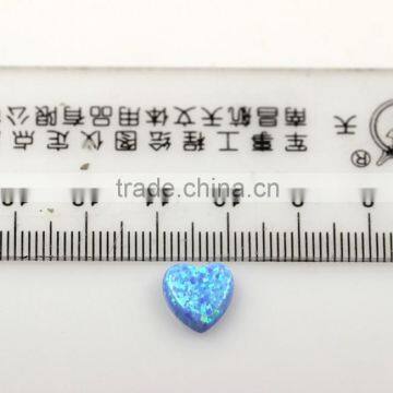 10mm Synthetic Light Blue Heart Opal Stones for Jewelry Making photo-4