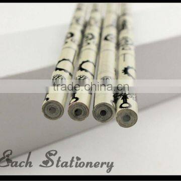 2012 HOT SALES 7" HB recyled paper pencil set