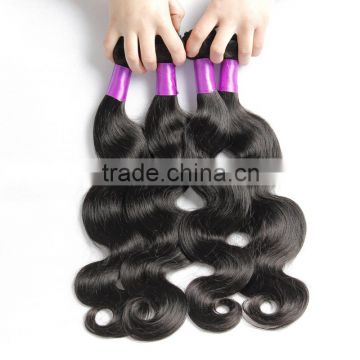 Cheap 6a Quality Unprocessed Brazilian Human Hair Natural Black Body Wave Hair Extension