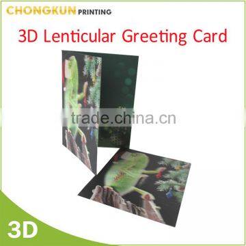 Wholesale Custom Printing Happy birthday greeting cards 3D Lenticular Greeting Cards