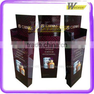 red wine promotion for Chivas cardboard promotion display dump bin