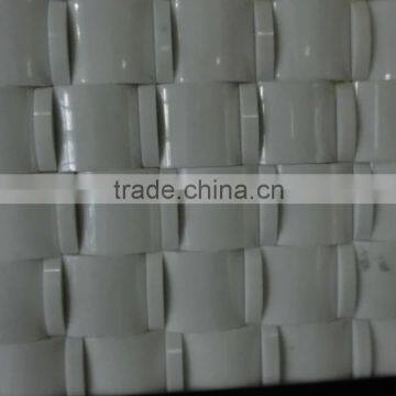 Onyx mosaic white marble