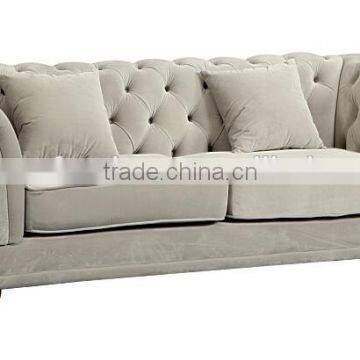 Black Japanese and Reliable Velvet Chesterfield Sofa With Colorful photo-4