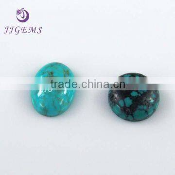 Lab created synthetic round turquoise stone for sale