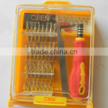 32 in 1 screwdriver bit set,promotional screwdriver set with your company logo brand