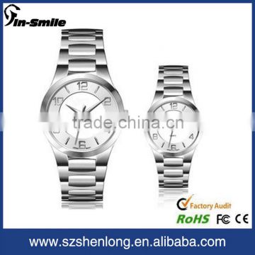 Happy Valentine Day of 2013, lover style watch,hot sale, gift watch, water resistant,fashion stianless steel Lover watch