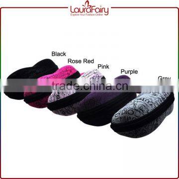 Laura Fairy Cheap Price Fashion Custom Purple Alphabet Print Sunglasses Case With Zipper photo-6