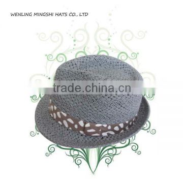 cheap straw fedora hat for lady