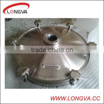 wenzhou stainless steel sanitary tank manway with sight glass