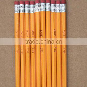 pencils with rubber wooden pencil with eraser