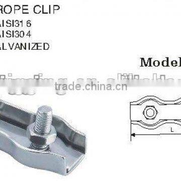 Zinc Alloy Steel Electric Galvanized Casted Egg Shaped Wire Rope Clip 2-6mm Quality Choice photo-5