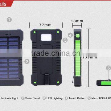 Outdoor Waterproof High Capacity Solar Power Charger for Smatphone photo-3