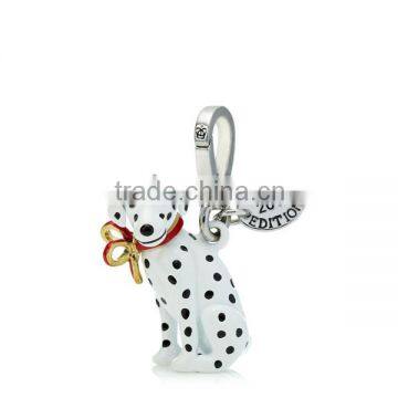 Cute dog charm keyring dog huntaway pendant charm animal keychain