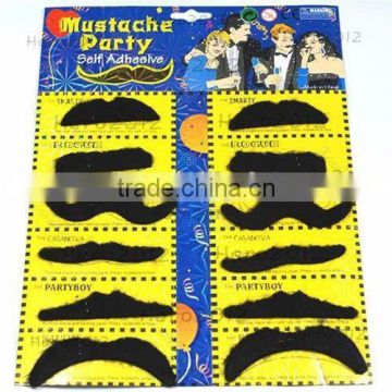 new style FALSE Costume FANCY Fake Mustache Moustache Stylish Black Beard Halloween gift MU0059